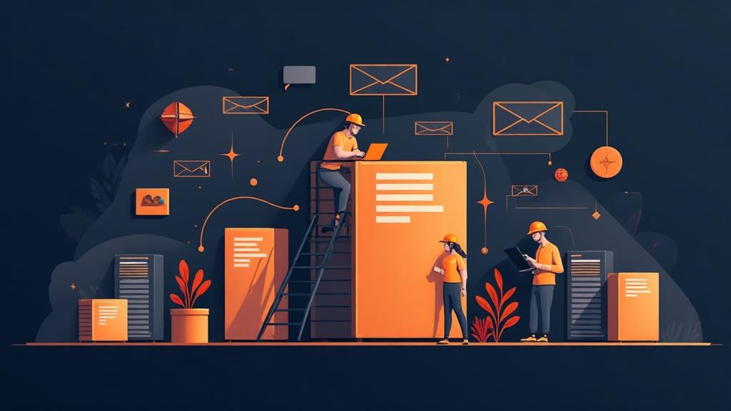 Departamento de ingeniería de SPAMTER trabajando en infraestructura de correo